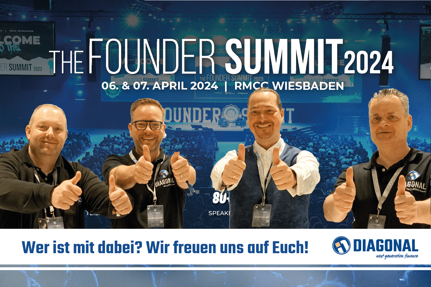 DIAGONAL Gruppe auf der FOUNDER SUMMIT 2024: Zukunft des Zahlungsmanagements